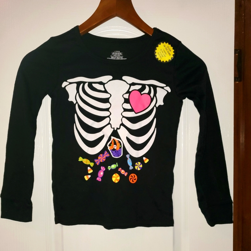 Halloween L/S Shirt Girls Size 10/12